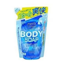  Мыло для тела мужское жидкое Mens Softymo Cool Body Soap с охлаждающим эффектом и цитрусовым ароматом, KOSE 550мл, фото 2 