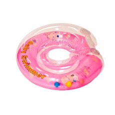  Круг на шею розовый с погремушкой (BS12A-B) 0-36 мес Baby Swimmer, фото 1 
