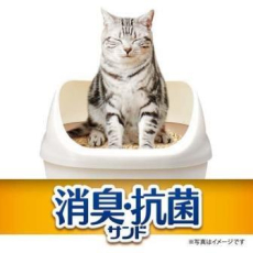 Unicharm Наполнитель цеолитовый для системных туалетов Deo-Toilet Nyantomo крупные гранулы 4 л, фото 3 