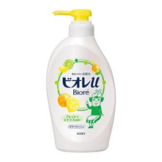  KAO Biore U Fresh Citrus Жидкое мыло для тела "Бодрящий Цитрус", с освежающим цитрусовым ароматом, диспенсер 480мл., фото 1 