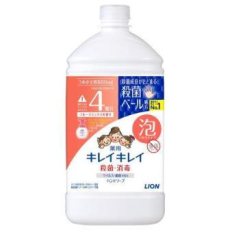  LION KireiKirei Fruit Mix Мыло-пенка для рук с ароматом фруктового микса, запасной флакон с крышкой 800мл., фото 1 