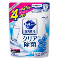  KAO Cucute For Dishwasher Citric Acid Effect Порошок для посудомоечных машин с лимонной кислотой и ароматом грейпфрута, сменная упаковка, 550г., фото 2 