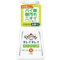  LION KireiKirei Kitchen Кухонное антибактериальное мыло-пенка для рук, с маслом цитрусовых, помпа, 230мл., фото 2 