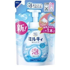  COW Milky Foam Gentle Soap Увлажняющее мыло-пенка для тела, с маслом ши и скваланом, с нежным ароматом цветочного мыла, мягкая упаковка, 480мл., фото 1 