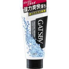  MANDOM Gatsby Facial Wash Strong Clear Foam Мужская пенка для умывания с угольной пудрой, с освежающим цитрусовым ароматом, 130г., фото 2 