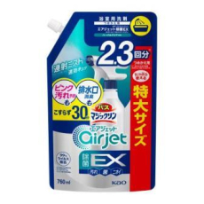 KAO Bath Magiclean Air Jet Herbal Clear Антибактериальное и дезодорирующее средство экспресс-действия для ванной комнаты, с функцией длительного распыления, с ароматом трав, мягкая упаковка с крышкой 760мл., фото 1 