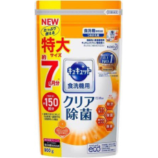  KAO Cucute For Dishwasher Citric Acid Effect Порошок для посудомоечных машин с лимонной кислотой и апельсиновым маслом, мягкая zip-упаковка, 900г., фото 2 