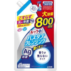  LION Look Silver Ion Plus Чистящее средство для ванной комнаты быстрого действия, с ионами серебра, без аромата, сменная упаковка с крышкой 800мл., фото 1 