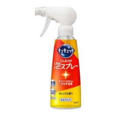 KAO CuCute Clear Foam Spray Orange Спрей-пенка для мытья посуды, с ароматом апельсина, 280мл., фото 1 