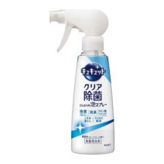  KAO CuCute Clear Foam Spray Slightly Fragrant Спрей-пенка для мытья посуды, с легким ароматом грейпфрута, 280мл., фото 1 