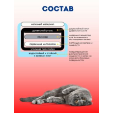  Super Cat Пеленки для системного туалета Deo-Toilet с древесным углем недельные коробка 20шт Х 12уп, фото 4 