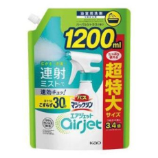  KAO Bath Magiclean Air Jet Herbal Citrus Чистящая спрей-пенка экспресс-действия для ванной комнаты, с функцией длительного распыления, с ароматом травяного цитруса, сменная упаковка с крышкой 1200мл., фото 1 