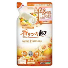  LION Top Sweet Harmony Жидкое средство для стирки белья, с нежным ароматом цветов и фруктов, мягкая упаковка 500г. 1/12, фото 1 