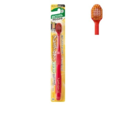  EBISU Compact Super Soft широкая 6-рядная зубная щётка с головкой алмазной формы, двухуровневой комбинированной щетиной и сверхтонкими кончиками щетинок, 1 шт, фото 1 