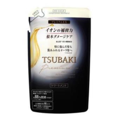  SHISEIDO Tsubaki Premium EX Кондиционер для волос интенсивно восстанавливающий, с маслом камелии, с ароматом камелии и букета роз, сменная упаковка 330мл., фото 1 