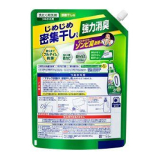  KAO Attack Antibacterial EX Жидкое средство для стирки, для сушки белья в помещении, с антибактериальным эффектом и ароматом свежей зелени, мягкая упаковка с крышкой 850г., фото 2 
