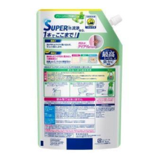  KAO Bath Magiclean Green Herb Чистящее средство для ванной комнаты с антибактериальным эффектом, с ароматом трав, мягкая упаковка с крышкой 800мл., фото 2 