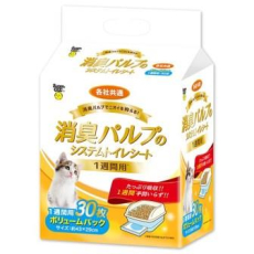  Super Cat Пеленки для системного туалета Deo-Toilet еженедельные антибактериальные 30шт, фото 1 