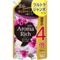  LION Кондиционер-ополаскиватель для белья Aroma Rich Juliette 1520мл, фото 1 