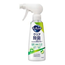  KAO CuCute Clear Foam Spray Lemon Lime Спрей-пенка для мытья посуды, с ароматом лимона и лайма, 280мл., фото 1 