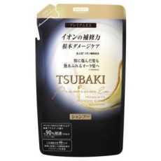  SHISEIDO  Tsubaki Premium EX Шампунь для волос интенсивно восстанавливающий, с маслом камелии, с ароматом камелии и букета роз, сменная упаковка 330мл., фото 1 