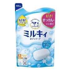  COW Молочное увлажняющее жидкое мыло д/тела с ар. цветоч. мыла "Milky Body Soap" МУ 400мл, фото 1 