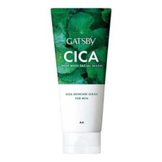  MANDOM Мужская увлажняющая крем-пенка "Gatsby Cica Deep Medi Facial" для умывания склонной к сухости и раздражениям кожи с натуральными экстрактами 130 г, фото 1 