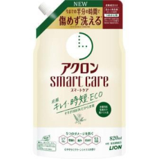  LION Acron Smart Care Жидкое средство для стирки деликатных тканей, со смягчающими компонентами, с ароматом зеленых цитрусовых, мягкая упаковка с крышкой 820мл., фото 1 