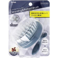  VeSS Cleansing & Refresh Brush Массажная щетка для мытья головы очищающая и освежающая, с микрокапсулами масла ши, фото 1 