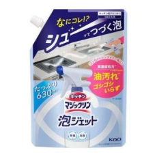  KAO Пенящееся чистящее и дезодорирующее средство "MagicClean Airjet EX" для уборки на кухне быстрого действия, без аромата 630 мл, сменная упаковка, фото 1 