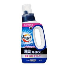  KAO Attack Deodorizing Strong Жидкое средство для стирки с усиленным дезодорирующим эффектом, с ароматом свежей травы, 720г., фото 1 