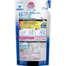  KAO Toilet Magiclean Strong Сильнодействующее чистящее и дезодорирующее средство для туалета, с ароматом свежих трав, запасной блок, 350мл., фото 2 
