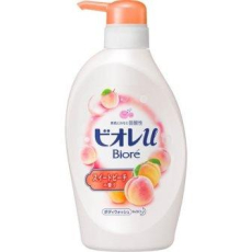  KAO Biore U Sweet Peach Нежное жидкое мыло для тела "Персиковый Соблазн", со сладким ароматом персика, диспенсер 480мл., фото 2 