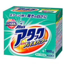  Attack Стиральный порошок высокой активности Bio Power 0,9кг, фото 1 