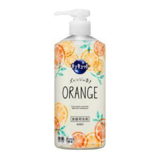  KAO Cucute Orange Средство для мытья посуды, овощей и фруктов, с ароматом апельсина, помпа 480мл., фото 1 