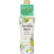  LION Aroma Rich Ellie Кондиционер для белья с ароматом зеленого яблока, персика, ландыша и розы, 480мл., фото 1 