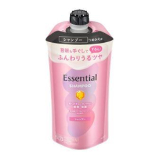  KAO Шампунь "Essential" для сухих и повреждённых волос разглаживающий кутикулу "Объём и блеск" 300 мл, мягкая упаковка с крышкой, фото 1 
