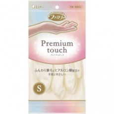  ST Виниловые перчатки Premium touch (средней толщины, с внутренним покрытием и гиалуроновой кислотой) S (жемчужные) 1пара, фото 1 