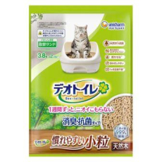  Unicharm Наполнитель древесный для системных туалетов Deo-Toilet Nyantomo мелкие гранулы 3,8 л., фото 1 