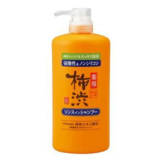  KUMANO YUSHI Kakishibu Rinse in Shampoo Шампунь-кондиционер для волос против перхоти и неприятного запаха, с экстрактом хурмы, 600мл. 1/16, фото 1 