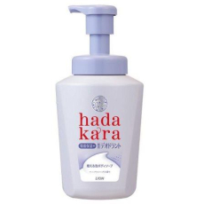  LION Мыло-пенка для тела Hadakara с прохладным травяным ароматом 550 мл, фото 1 