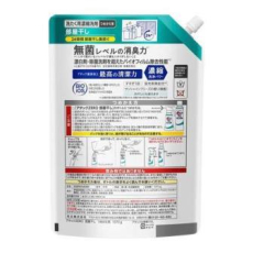  KAO Жидкое средство для стирки "Attack ZERO" (суперконцентрат, с защитой от неприятных запахов при сушке в помещении) 1070 г, сменная упаковка с крышкой, фото 2 