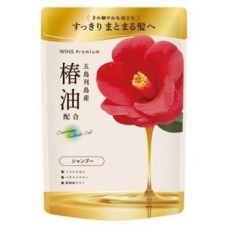  ND Восстанавливающий шампунь "Wins Premium Tsubaki Oil Shampoo" с маслом Камелии 370 г, мягкая упаковка, фото 1 