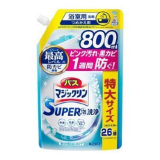  KAO Чистящее средство для ванной комнаты Magiclean Super Foam с антибактериальным эффектом без аромата запаска 800мл., фото 1 