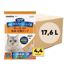  ST Premium Наполнитель древесный для системных туалетов Deo-Toilet Nyantomo мелкие гранулы кор 4уп*4,4л., фото 1 