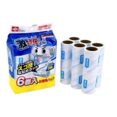  LEC Сменные блоки липкой ленты для чистки ковров с низким ворсом 6шт*70листов, фото 1 