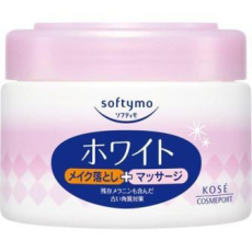  KOSE Кольд-крем "Softymo" для снятия макияжа и массажа лица выравнивающий тон кожи с витамином С 300 г, фото 1 