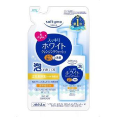  KOSE Пенка для умывания и удаления макияжа Softymo выравнивающая тон кожи с витамином С 180 мл (мягкая упаковка), фото 1 