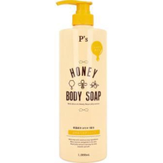  KUMANO YUSHI P's Honey Body Soap Жидкое мыло для тела, с оливковым маслом, медом и маточным молочком, 1000мл., фото 1 
