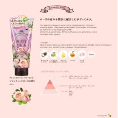  KOSE Глубокоувлажняющее и смягчающее ароматизированное молочко "Precious Garden" для тела длительного действия "Романтичная роза" 200 г, фото 2 